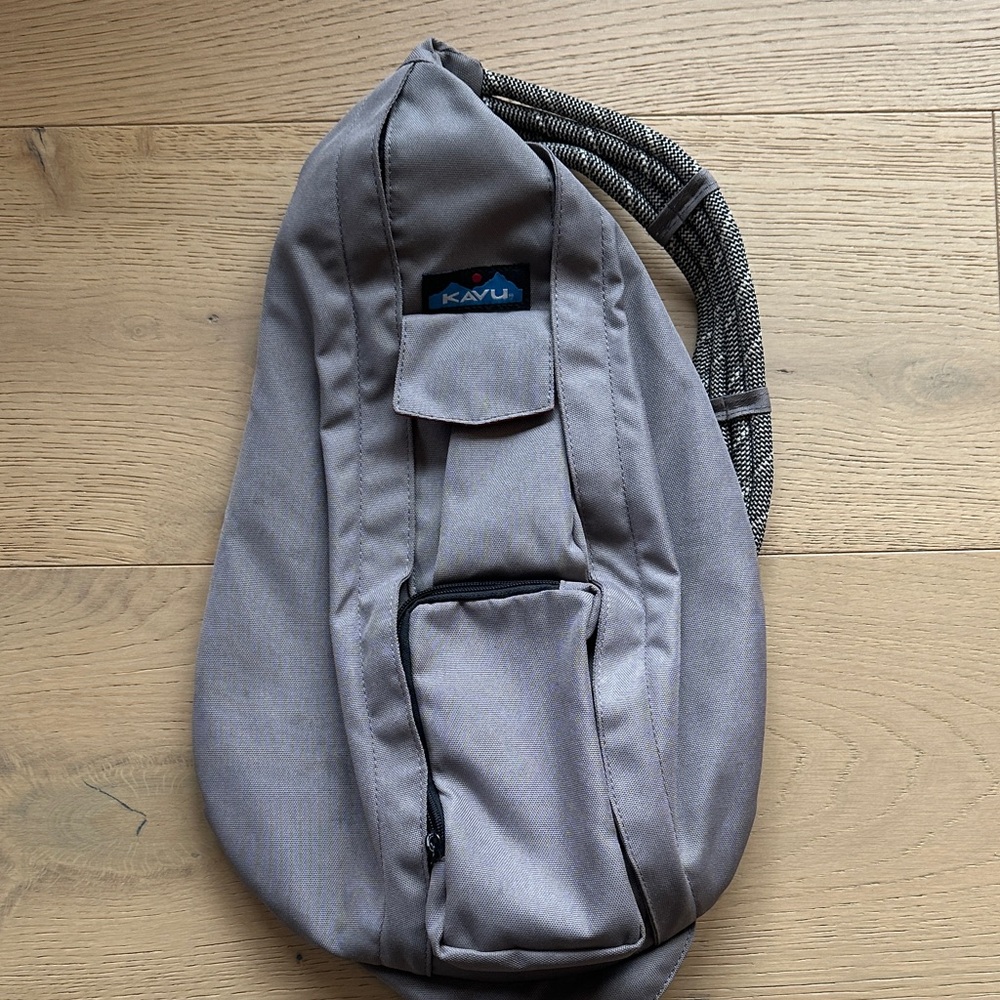 Kavu Gray Sling Backpack